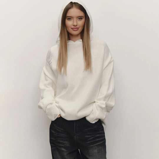 Damen Hoodie mit großzügigem Schnitt und trendigem Design Fudus