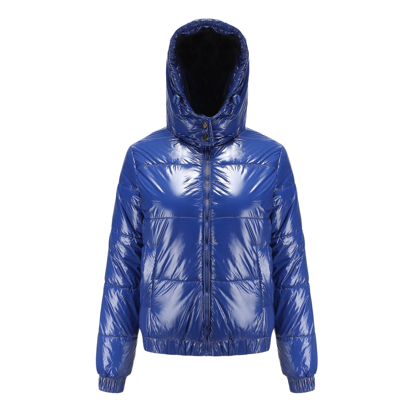 Damen Glänzende Winterjacke