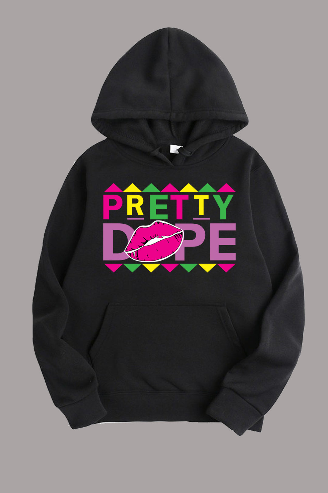 Damen Hoodie mit kreativem Grafikdruck Fudus