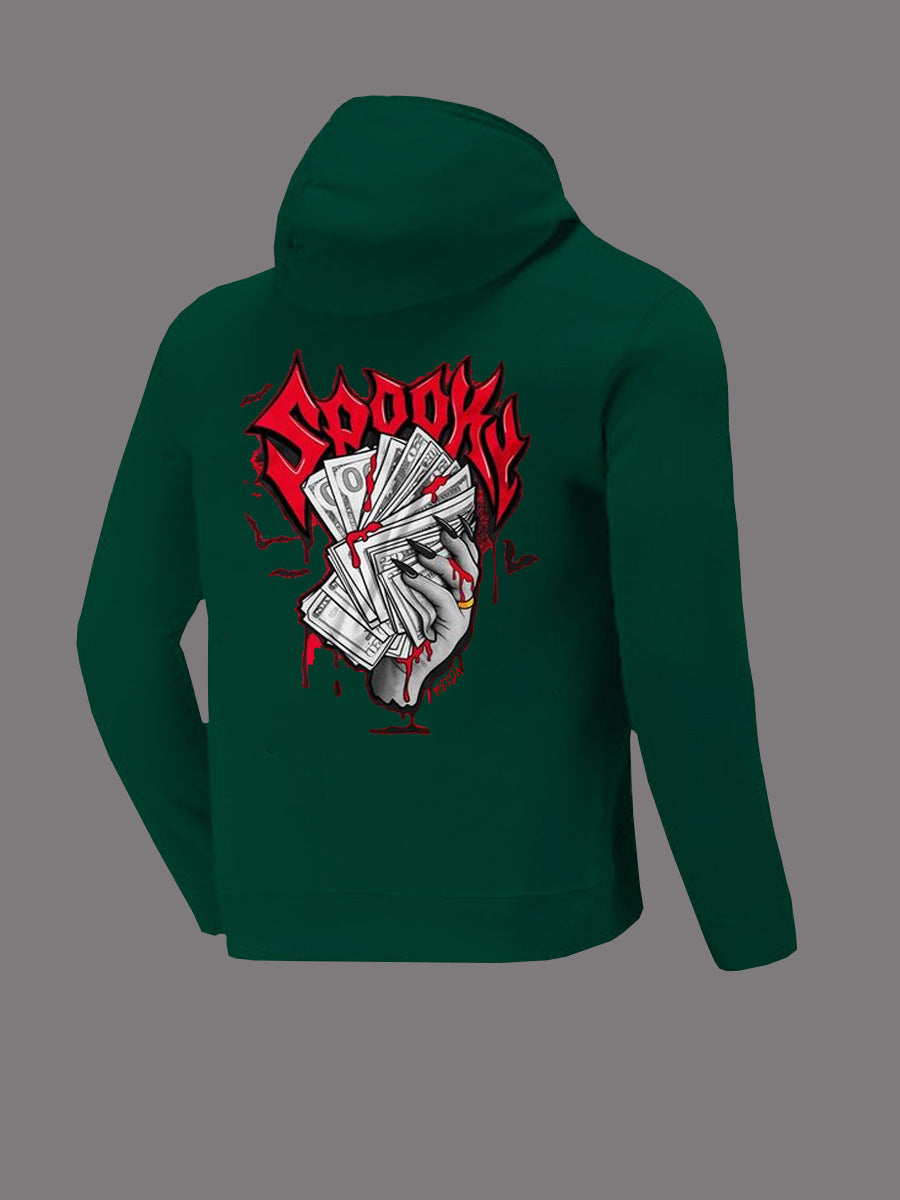 Damen Kapuzenpullover mit kreativer Grafik und hoher Passform Fudus