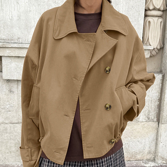 Damen lässige Oversized-Jacke mit modernem Design Fudus