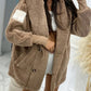 Damen Oversized Teddyjacke Fudus