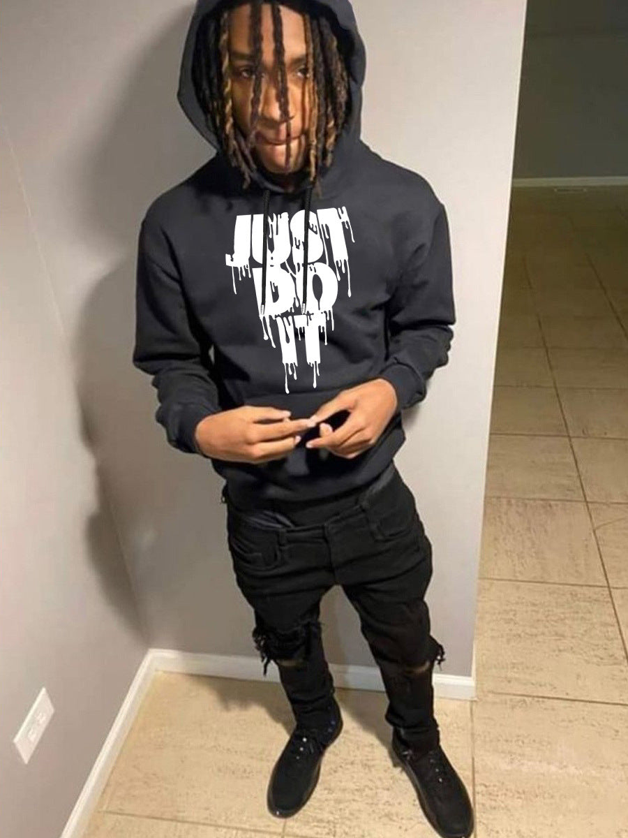 Damen Kapuzenpullover mit kreativen Graffiti-Druck Fudus