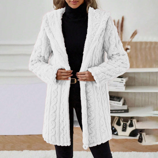 Damen Karierte Überhemdjacke mit Brusttaschen Fudus