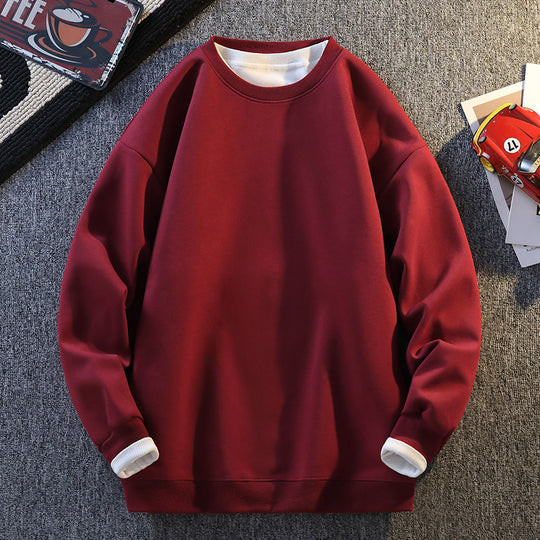 Damen Komfortabler Sweatshirt mit kontrastierenden Ärmeln Fudus