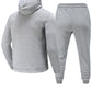 Damen Kapuzenpullover und Jogginghose Set mit innovativem Löwenmotiv Fudus