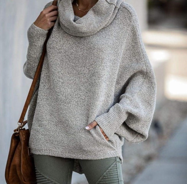 Damen Kapuzensweater aus kuscheligem Strick Fudus