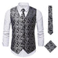Anzugweste Herren Elegant Paisley