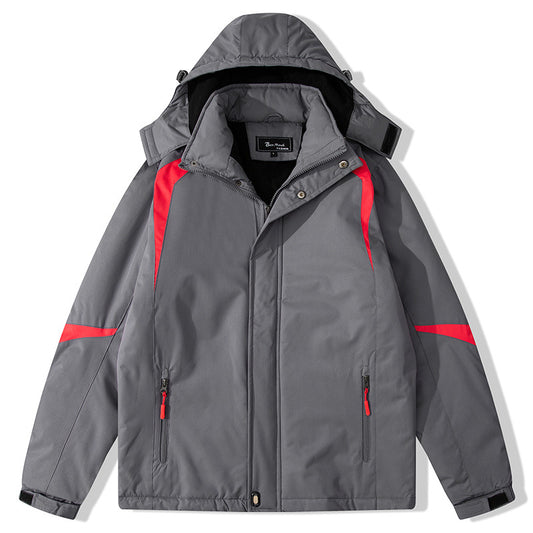 Damen isolierte Outdoor-Jacke mit verstellbarer Kapuze Fudus