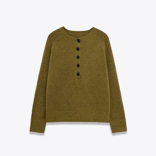 Damen kuscheliger Strickpullover mit strukturiertem Design Fudus