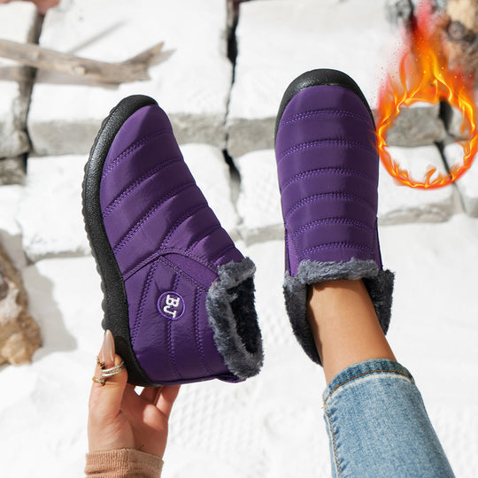 Damen Komfortable Winterboots mit kuscheligem Futter und rutschfester Sohle Fudus