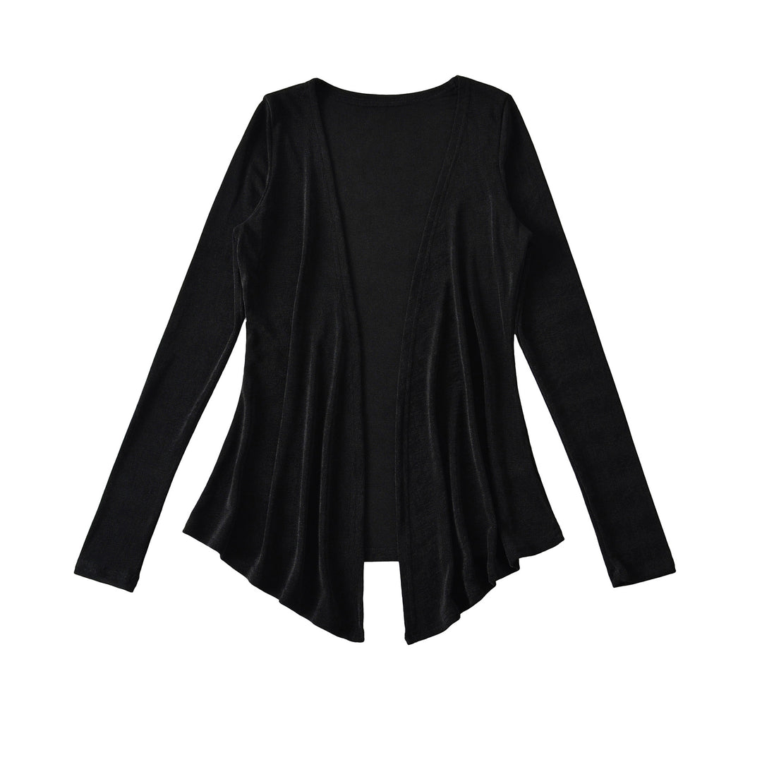 Damen lässige Strickjacke mit asymmetrischem Schnitt und angenehmem Tragegefühl Fudus