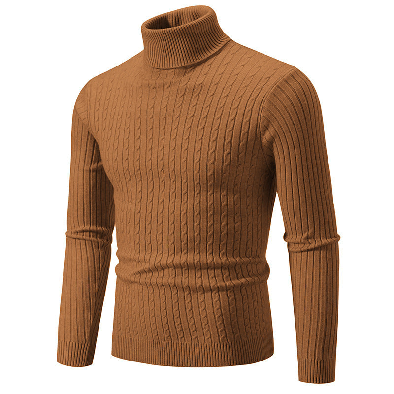Herren Rollkragenpullover aus komfortabler Strickqualität Fudus