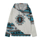 Damen Kapuzenpullover mit innovativem Tribal-Design und bequemer Passform Fudus