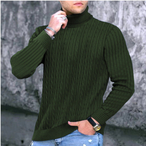 Herren Rollkragenpullover aus komfortabler Strickqualität Fudus