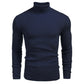 Herren Hochwertiger Rollkragenpullover aus feinem Rippenstrick Fudus
