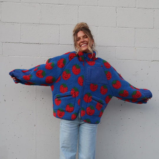 Damen Kuscheljacke Fudus