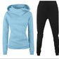 Damen Kapuzenpullover und Sporthose Kombination Fudus