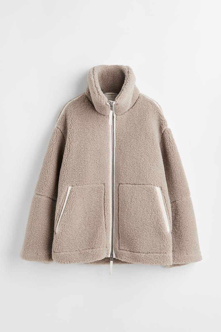 Damen Kuschelige Teddyjacke Fudus