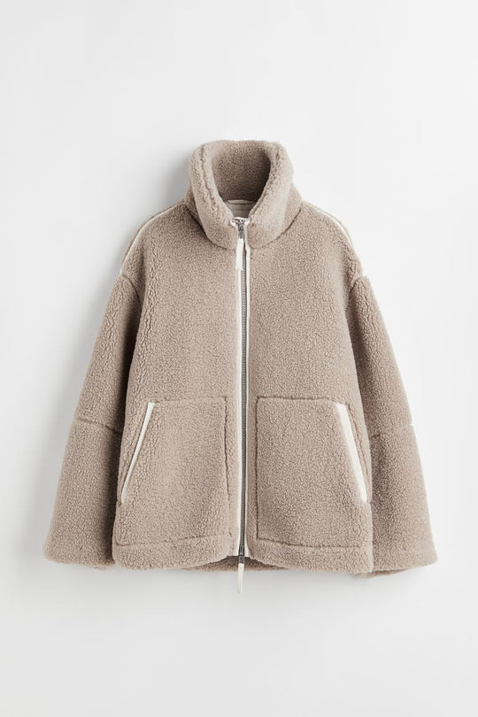 Damen Kuschelige Teddyjacke Fudus