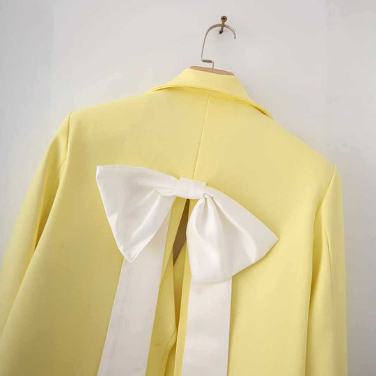 Damen lässige Blazerjacke mit praktischen Taschen und eleganter Knopfleiste Fudus