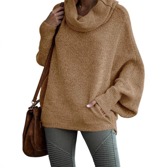 Damen Kapuzensweater aus kuscheligem Strick Fudus