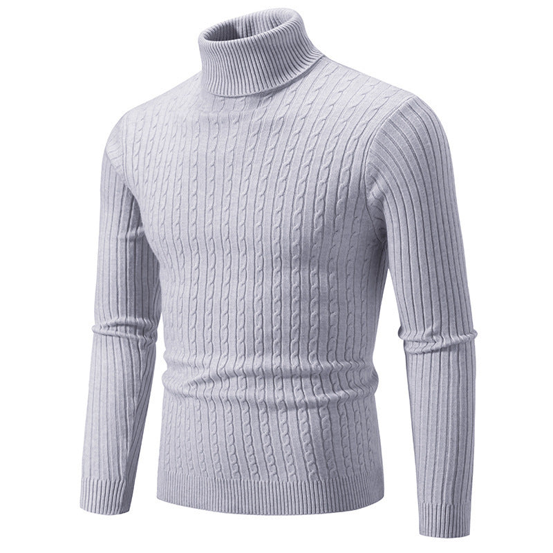 Herren Rollkragenpullover aus komfortabler Strickqualität Fudus
