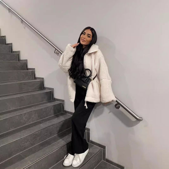 Damen Kuscheljacke Fudus