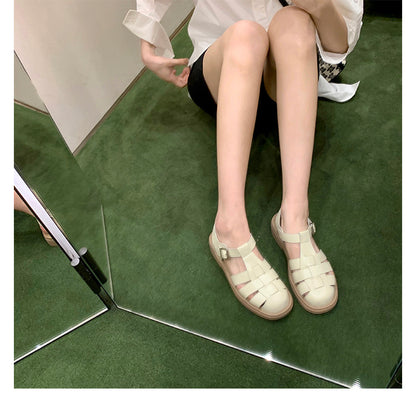 Damen Geschlossene Sandalen mit Riemendetail