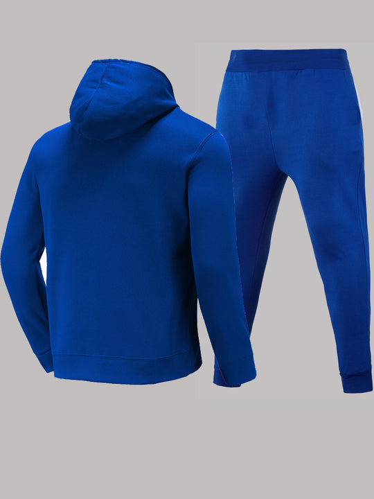 Damen Hoodie und Jogginghose Set mit festlichem Weihnachtsmuster Fudus