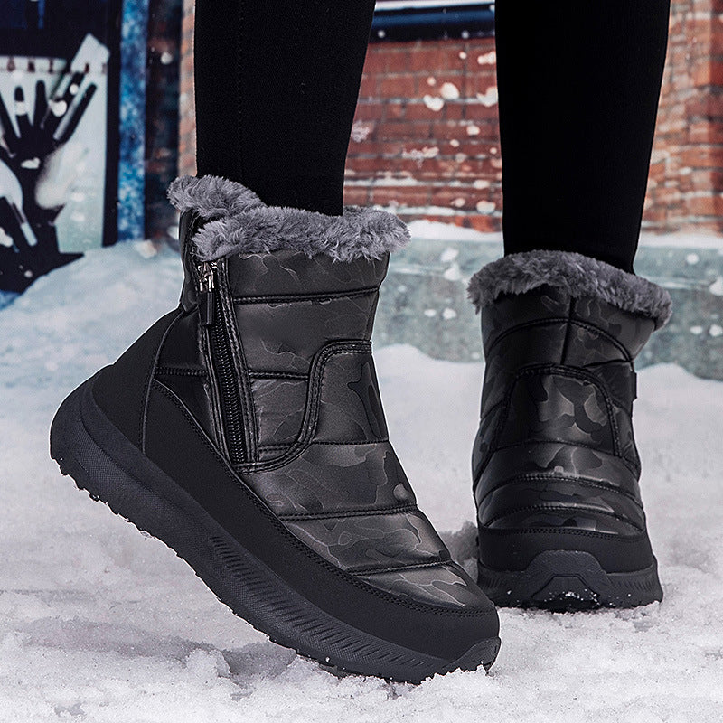 Damen Isolierte Winterboots mit rutschfester Sohle Fudus