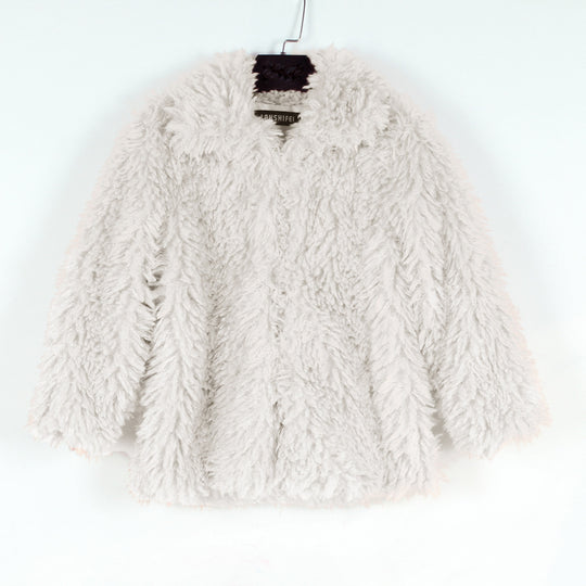 Damen Kuschelige und voluminöse Teddyjacke Fudus