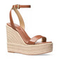 Espadrille Wedge Sandalen Damen Verstellbarer Riemen