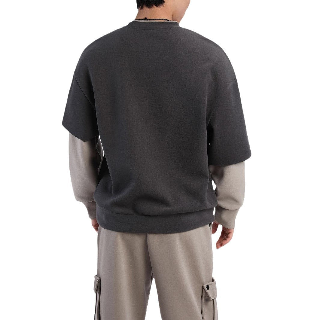 Damen Oversized Sweatshirt mit modernen Farbblöcken und atmungsaktivem Material Fudus