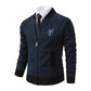 Herren Sportive Strickjacke Mit Reißverschluss Stilvoll