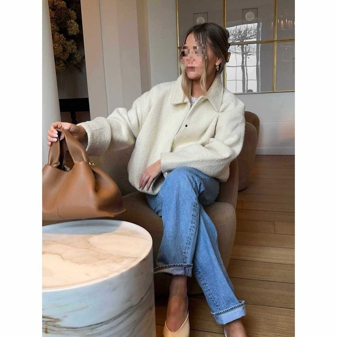 Damen Kuschelige Teddyjacke Fudus