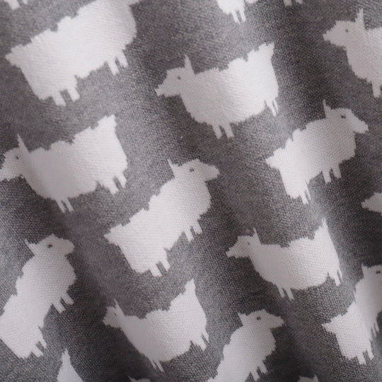 Damen Kuscheliger Strickpullover mit Schafmuster Fudus