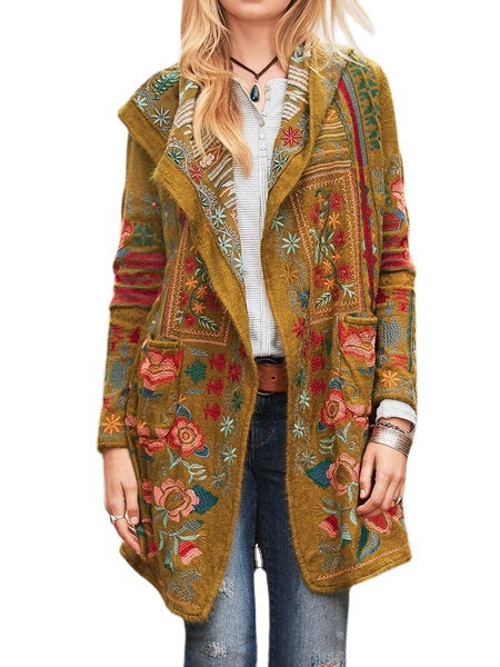 Damen länger geschnittener Freizeitumhang Fudus