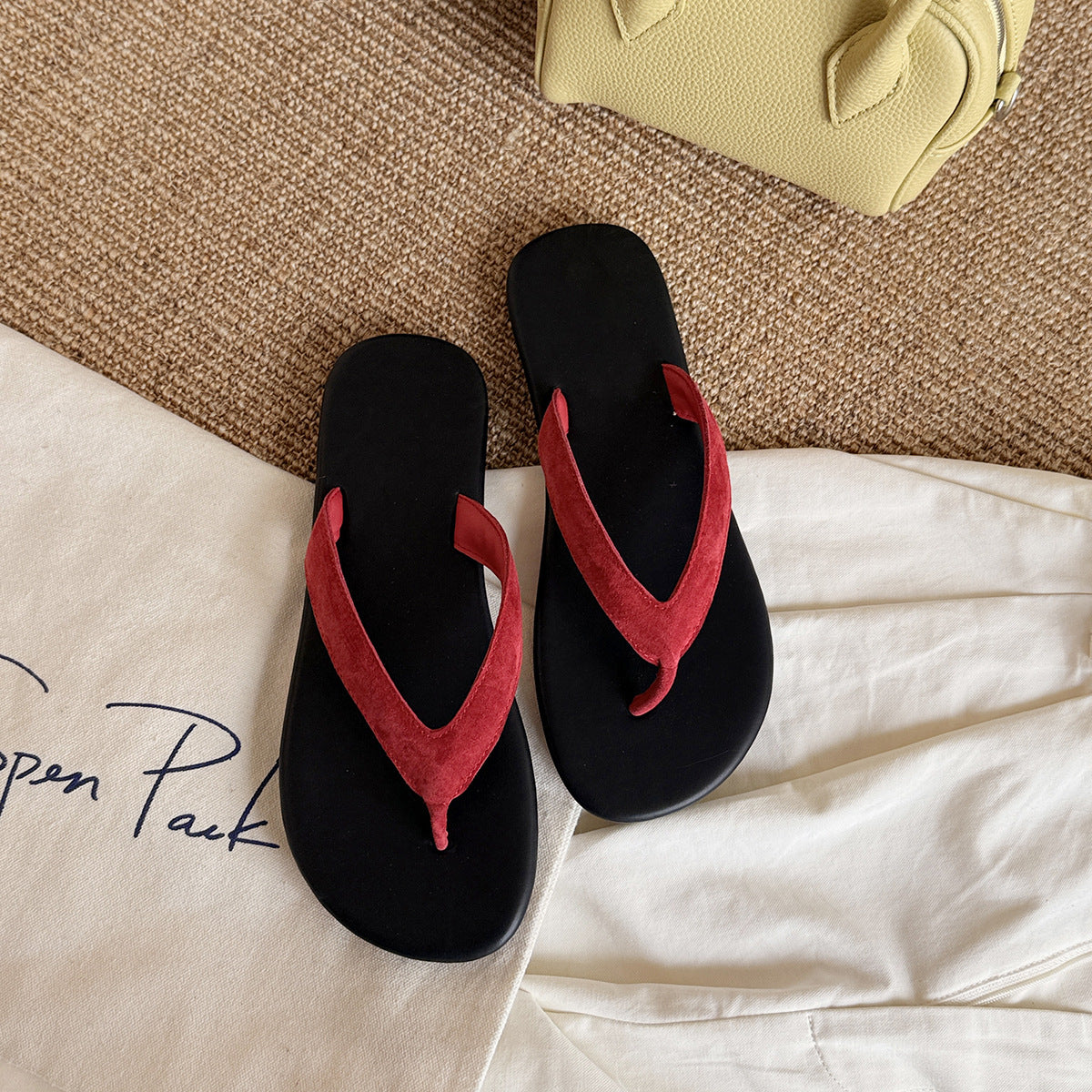 Zehentrenner Damen Casual Weiches Fußbett Stilvoll