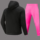 Damen Hoodie und Jogginghose Set mit einzigartigem Totenkopf-Design Fudus