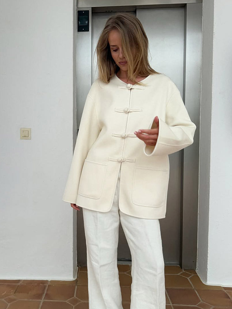 Damen innovative Wolljacke Fudus