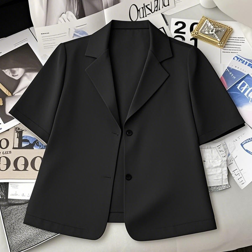 Damen Kurzarm Blazer mit modernem Schnitt