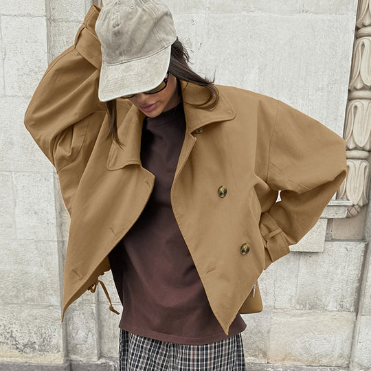 Damen lässige Oversized-Jacke mit modernem Design Fudus