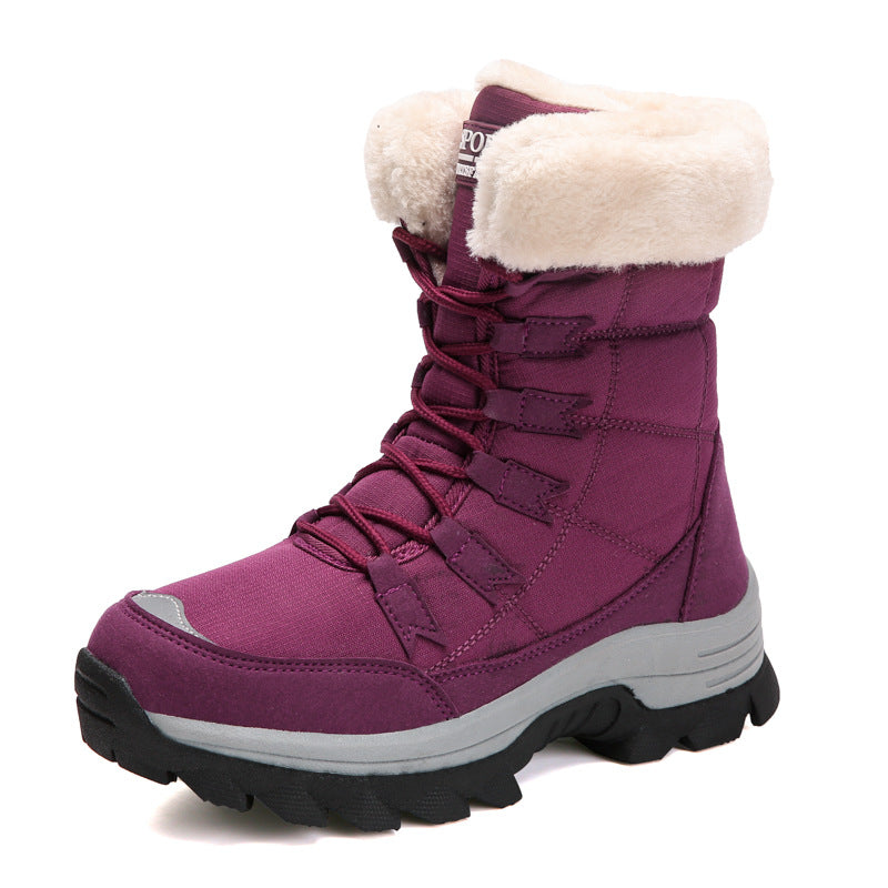 Damen Isolierte Winterstiefel mit rutschfester Sohlenkonstruktion und kuscheligem Innenfutter Fudus