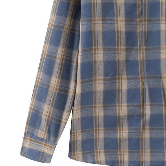 Damen Karierte Flanellbluse Fudus