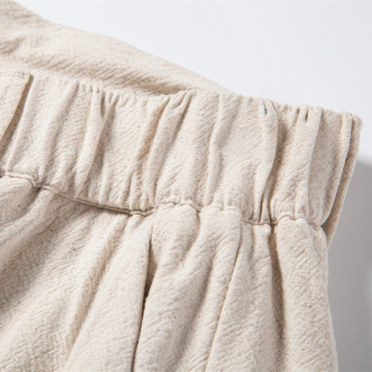 Damen lässige Chino-Hose mit elastischem Bund und komfortablem Schnitt Fudus