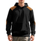 Herren Hoodie mit strukturiertem Stoff und kontrastierenden Details Fudus