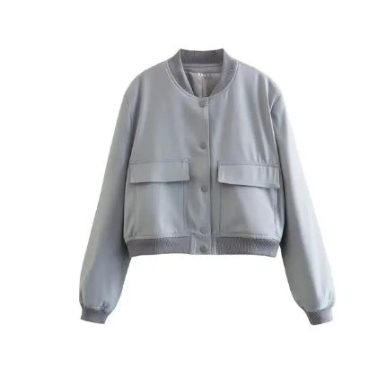 Damen kurze Utility-Jacke Fudus