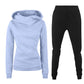 Damen Kapuzenpullover und Sporthose Kombination Fudus