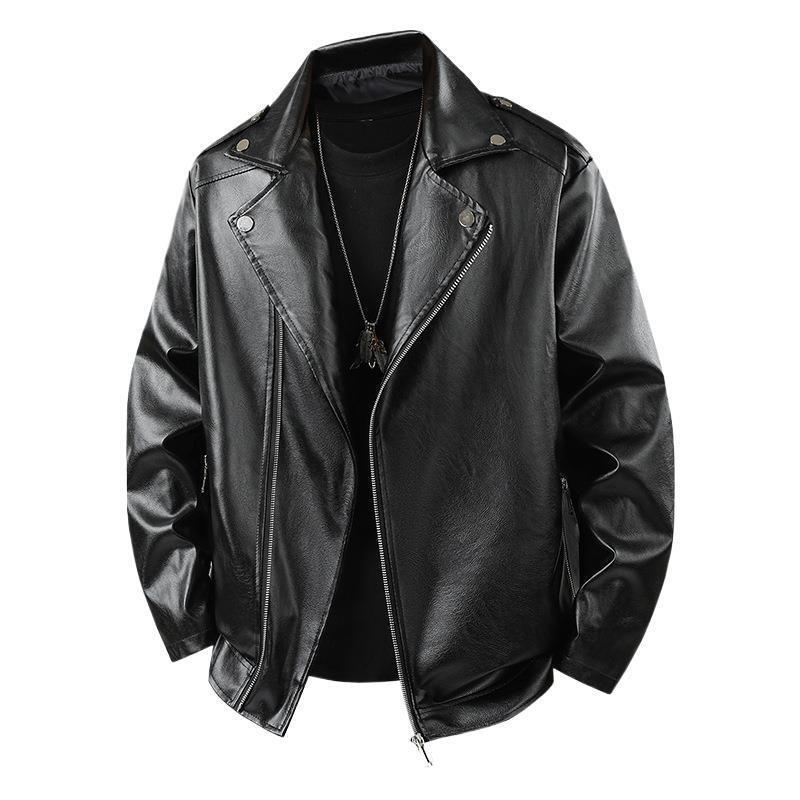 Damen klassisches Kunstleder-Bikerjacke Fudus